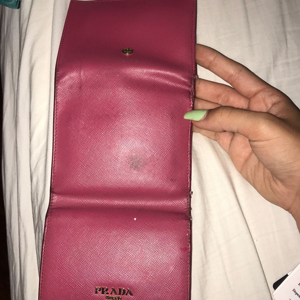 **SOLD****Pink Prada Wallet - Picture 5 of 5